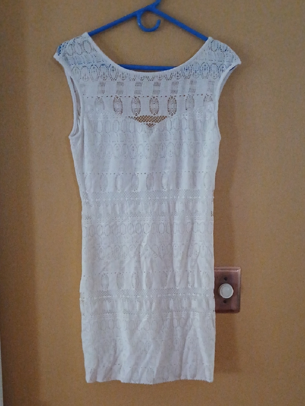 Arden B. Lace Crocheted Sleeveless Summer Dress ■ Size M